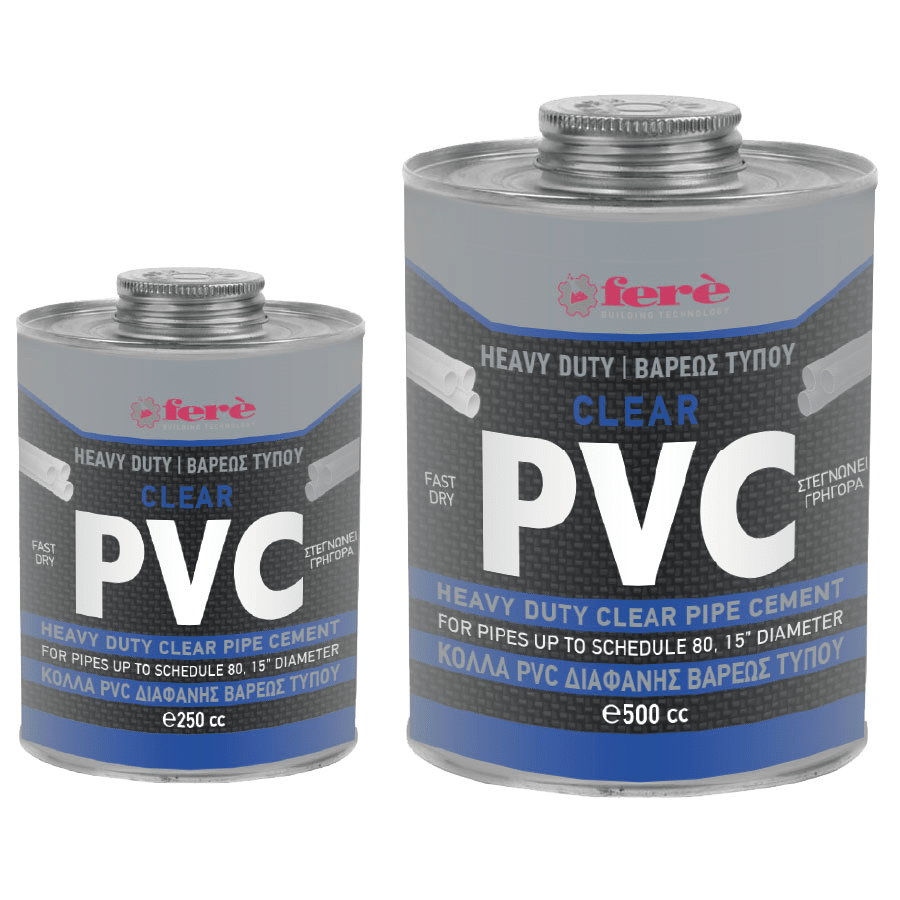 Κόλλα PVC Διάφανη ΒΑΡΈΩΣ ΤΥΠΟΥ